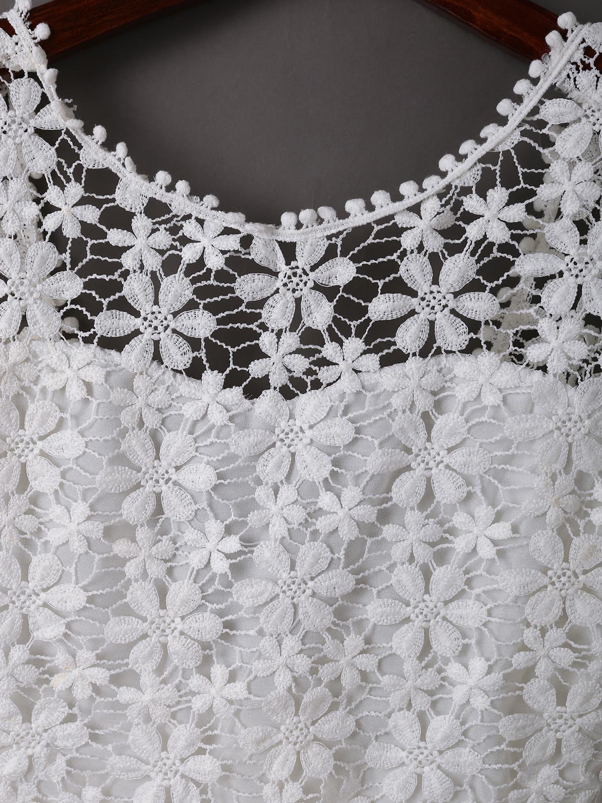 OEM Ladies White Mini Dresses