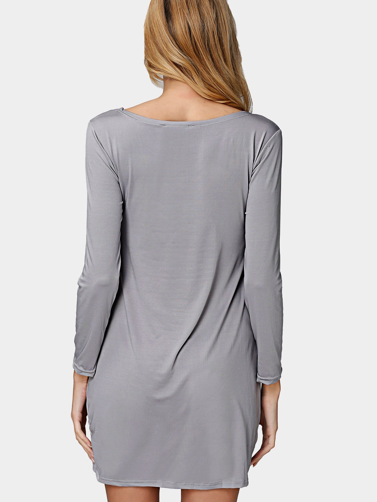 NEW FEELING Womens Grey Mini Dresses