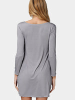 NEW FEELING Womens Grey Mini Dresses