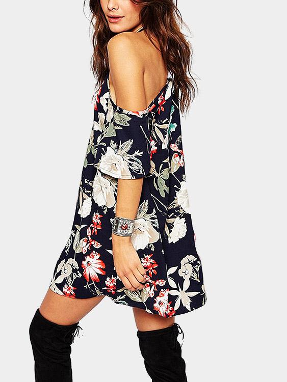 NEW FEELING Womens Multi Floral Dresses