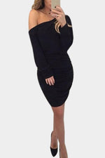 OEM Ladies Black Mini Dresses