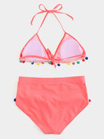 Custom White Strappy Bikini Bottoms