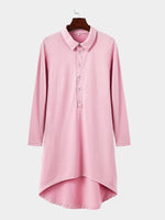 NEW FEELING Womens Pink Shirt Dresses
