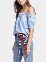 Wholesale Cold Shoulder Thin Strap Top