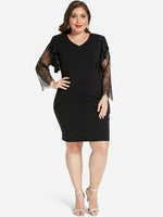 OEM ODM Black And Gold Plus Size Club Dresses