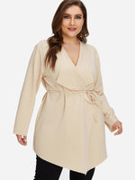 OEM Ladies Apricot Plus Size Coats & Jackets