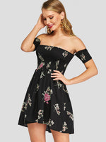 OEM Ladies Black Mini Dresses