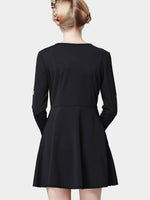 NEW FEELING Womens Black Mini Dresses