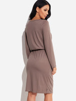 NEW FEELING Womens Rust Sexy Dresses