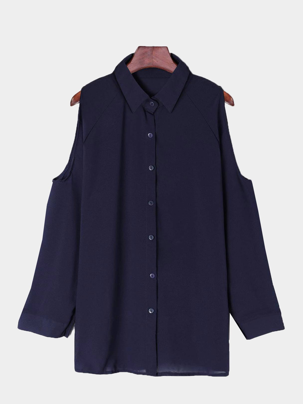 NEW FEELING Womens Navy Blouses