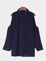 NEW FEELING Womens Navy Blouses