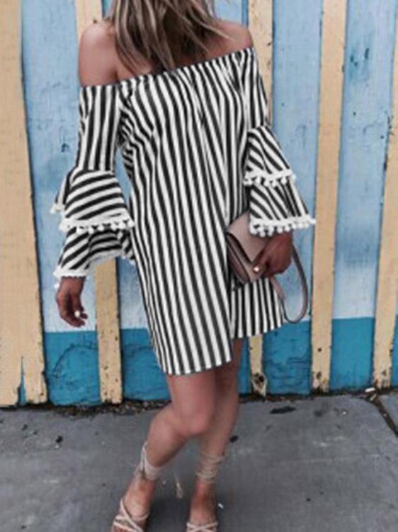 NEW FEELING Womens Black Mini Dresses