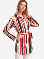 OEM Ladies Striped T-Shirts
