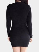 NEW FEELING Womens Black Mini Dresses