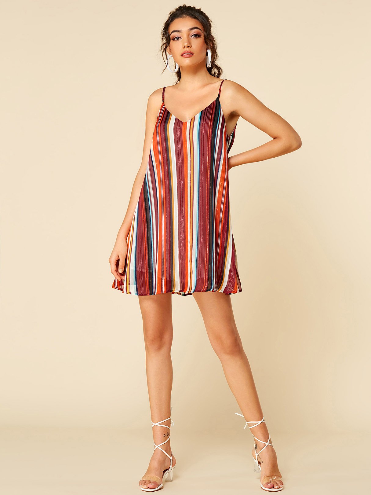 NEW FEELING Womens Multi V-Neck Dresses