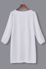 OEM Ladies White Mini Dresses