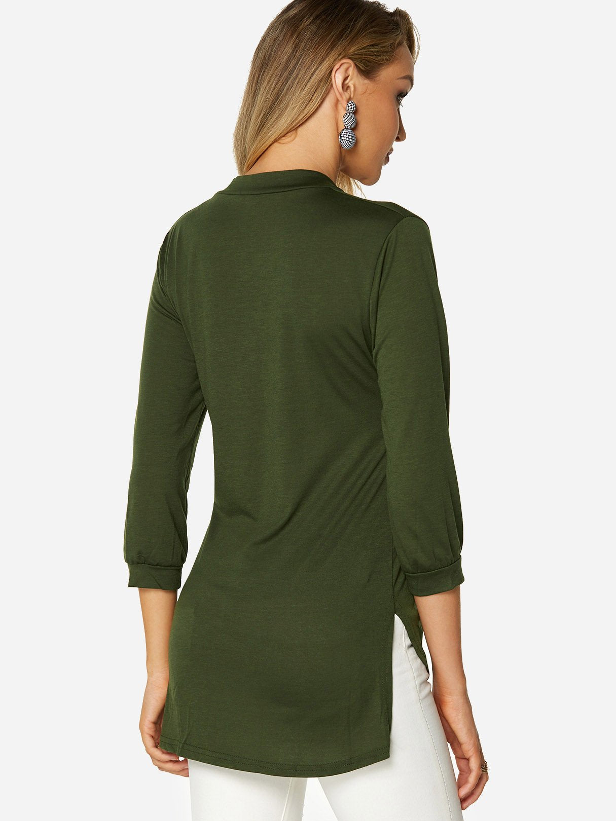 NEW FEELING Womens Green T-Shirts