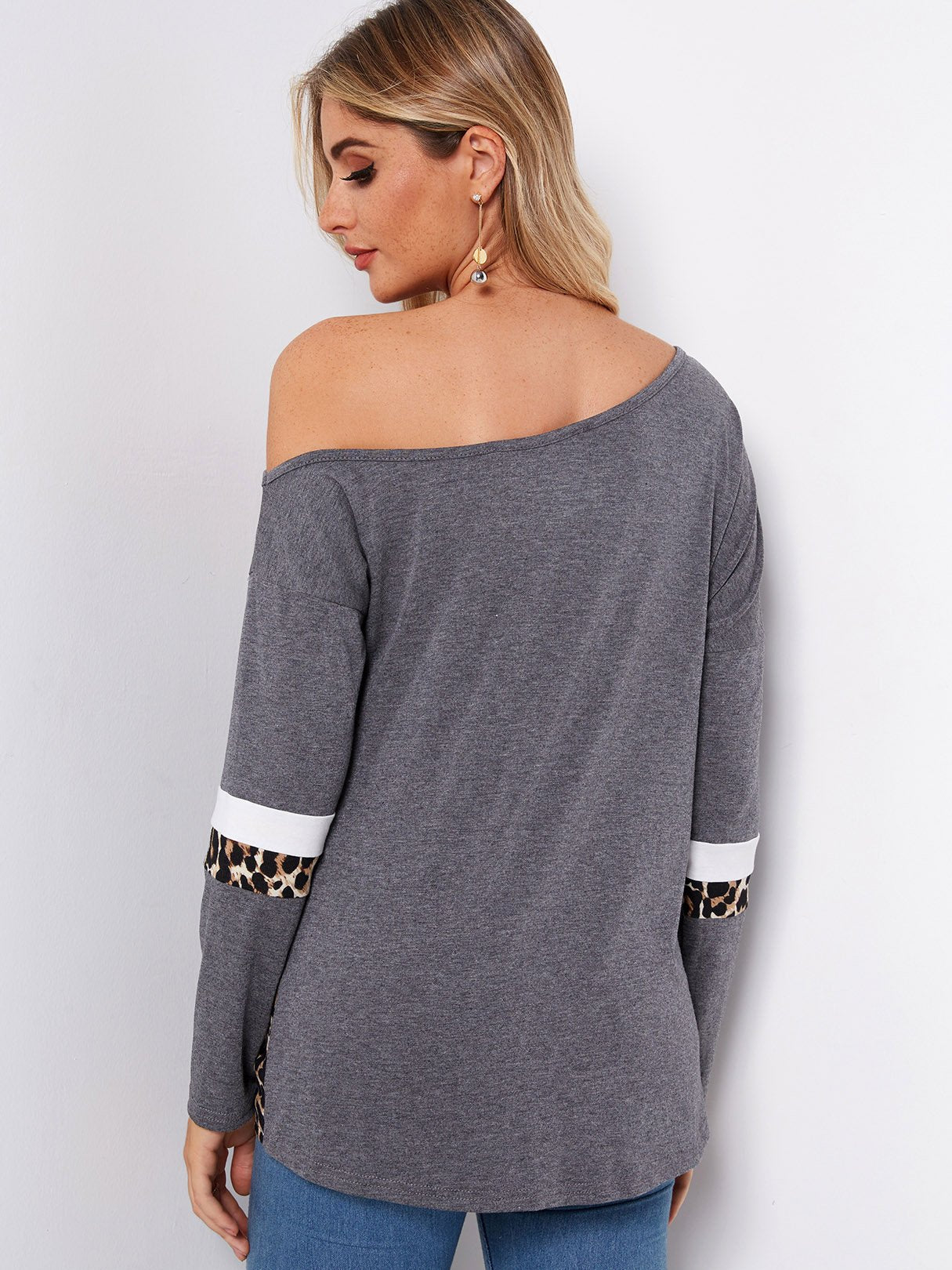 NEW FEELING Womens Color Block T-Shirts