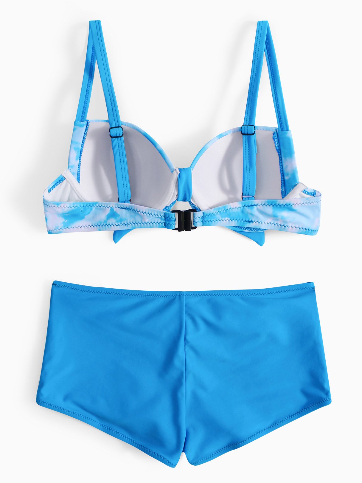 NEW FEELING Womens Blue Bikinis