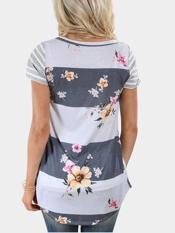 NEW FEELING Womens Multi T-Shirts