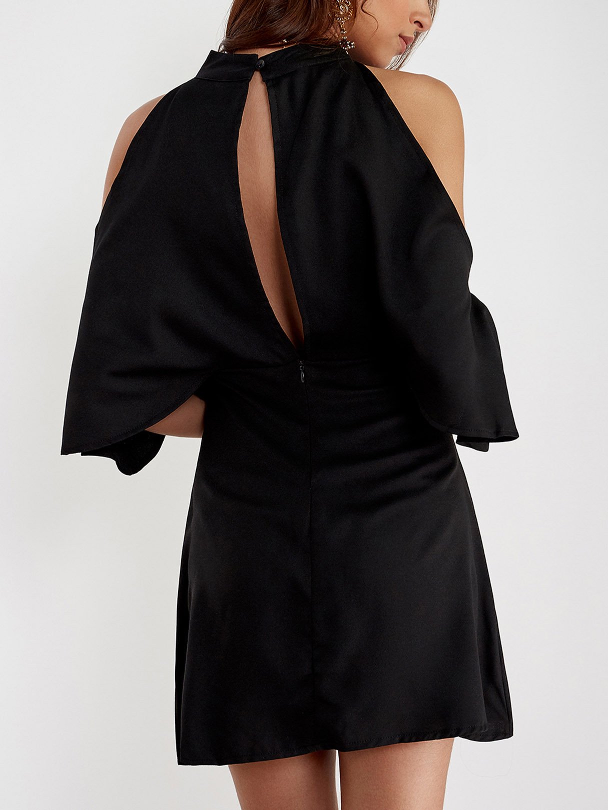 NEW FEELING Womens Black Mini Dresses