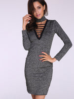 OEM Ladies Dark Mini Dresses