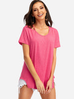 Custom Ladies V-Neck T-Shirts