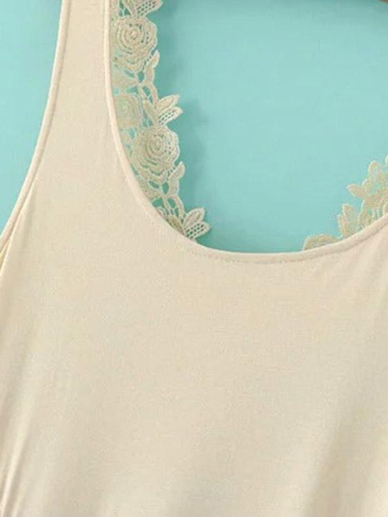OEM Ladies Beige Mini Dresses