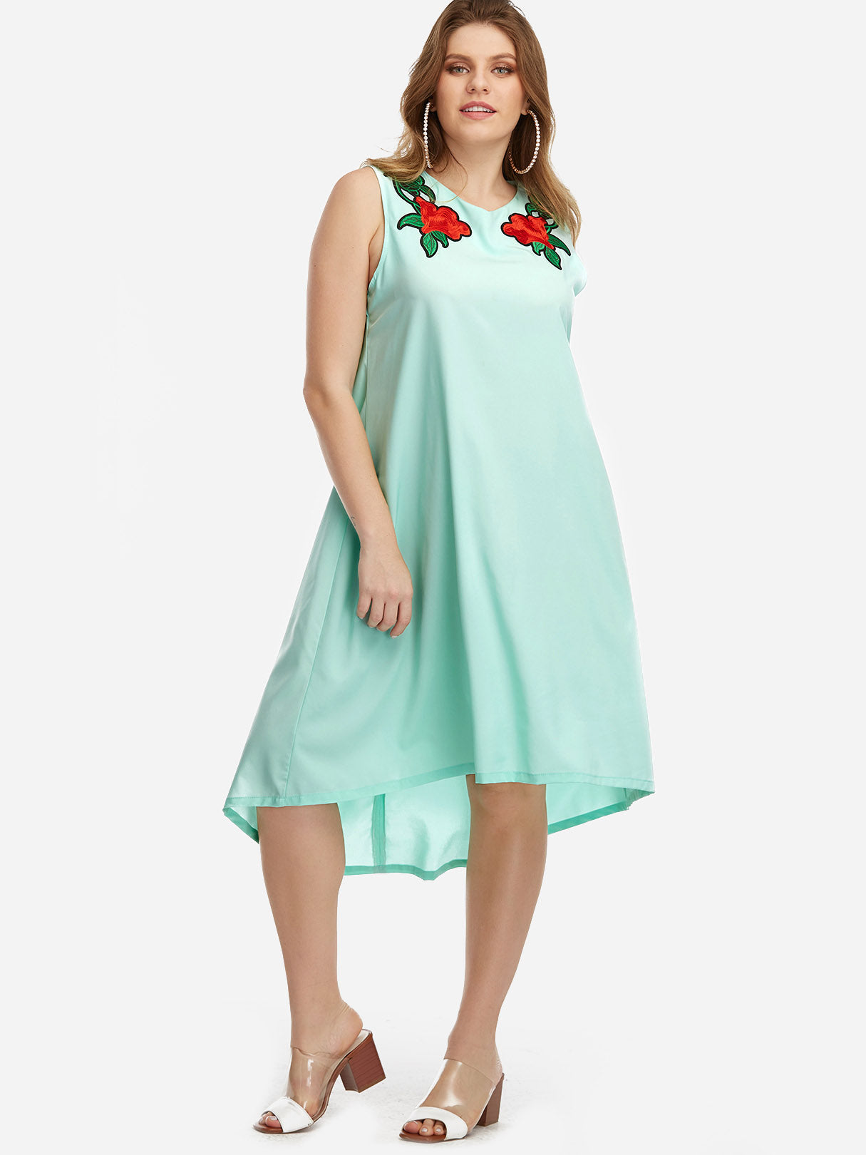 OEM ODM Womens Blue Plus Size Dresses