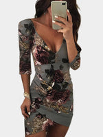 OEM Ladies Grey Mini Dresses