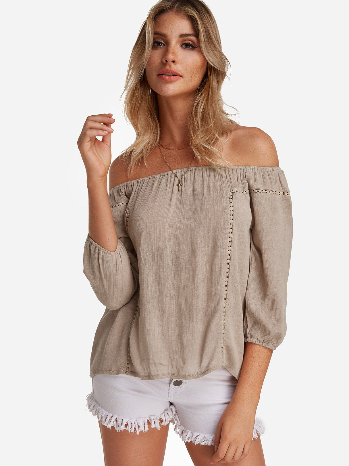 OEM ODM Womens Blue Blouses