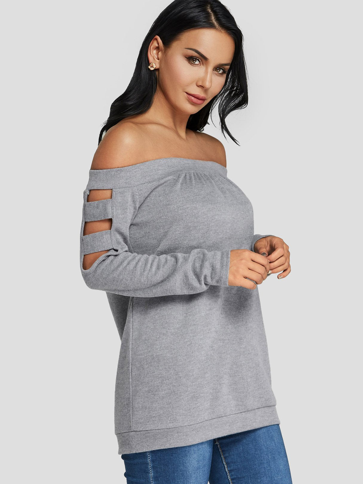 OEM Ladies Grey T-Shirts