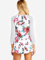NEW FEELING Womens Floral T-Shirts