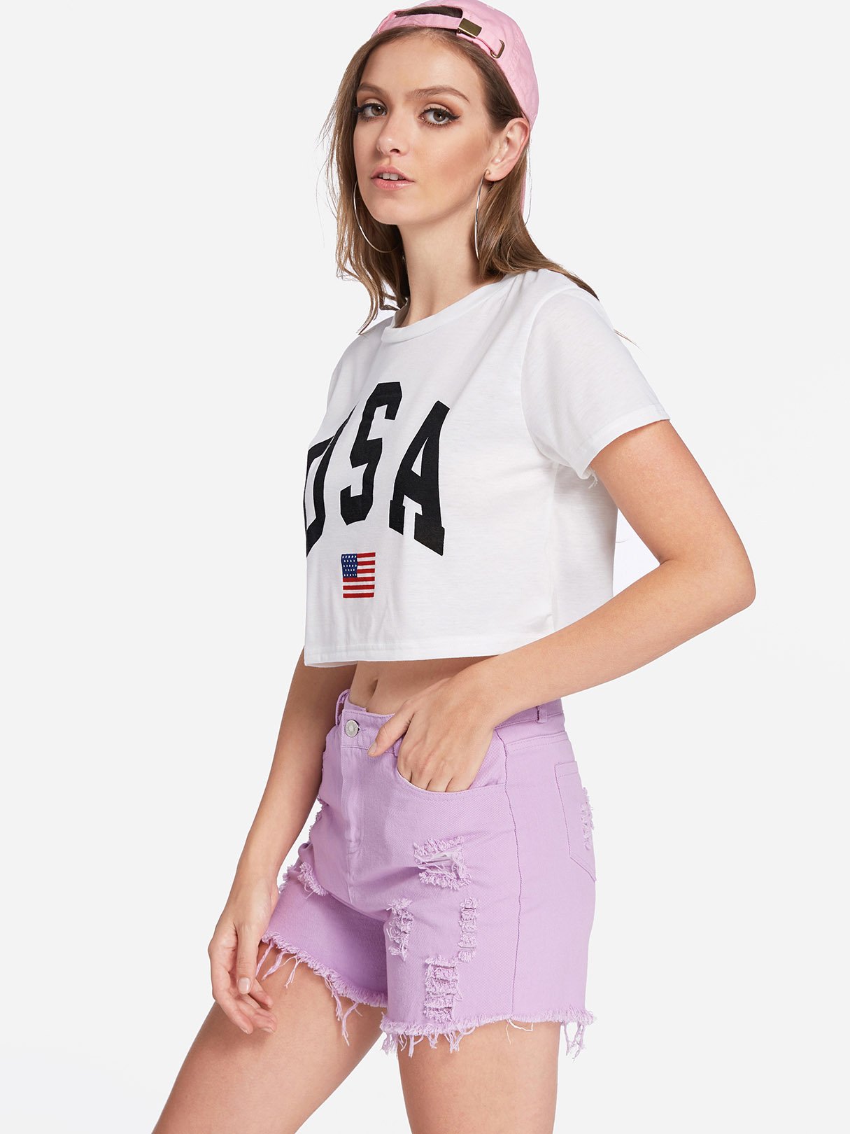 ODM Ladies Short Sleeve T-Shirts
