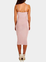 NEW FEELING Womens Pink Midi Dresses