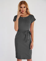 ODM Ladies Short Sleeve Casual Dresses