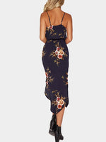 NEW FEELING Womens Navy Floral Dresses