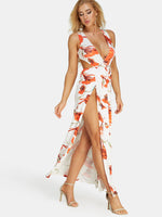 OEM Ladies Floral Maxi Dresses