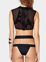 NEW FEELING Womens Black Bikinis