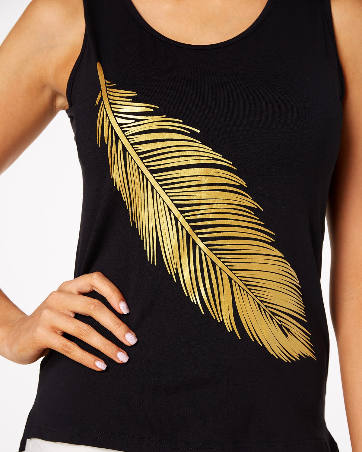 OEM ODM Printed Tops For Ladies