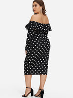 NEW FEELING Womens Black Plus Size Dresses