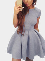 NEW FEELING Womens Grey Mini Dresses