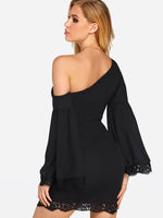 NEW FEELING Womens Black Sexy Dresses