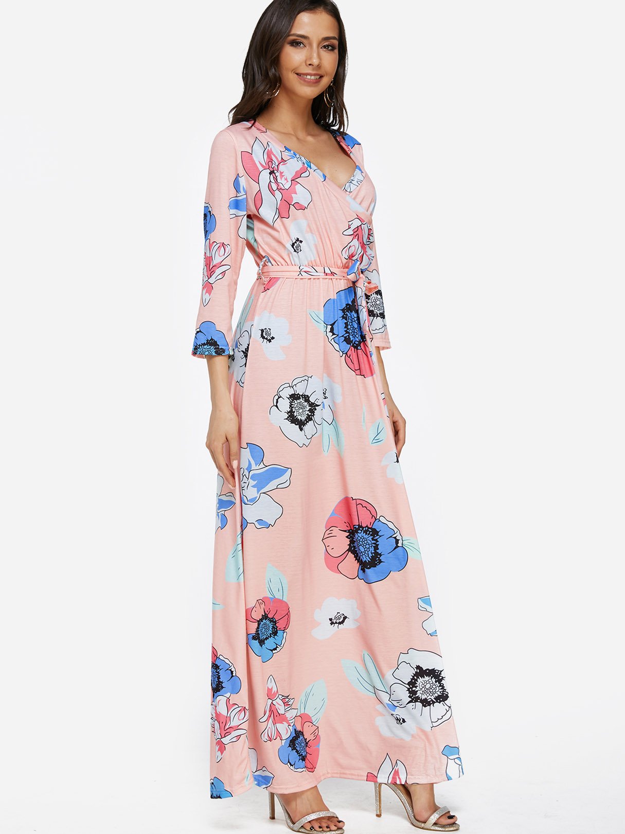 ODM Ladies Long Sleeve Maxi Dress