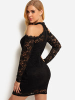 OEM Ladies Black Mini Dresses