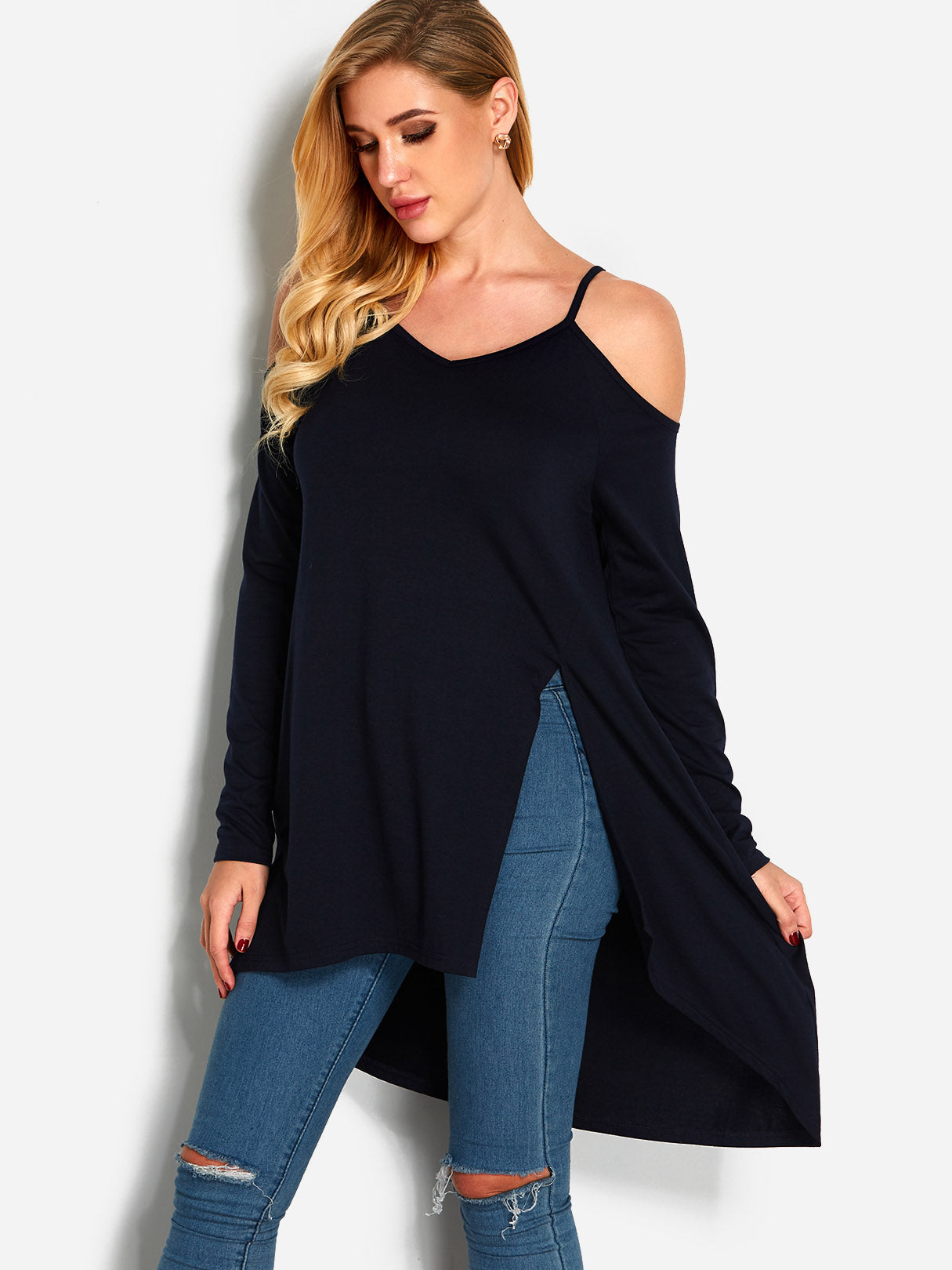 OEM Ladies Navy T-Shirts