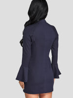 NEW FEELING Womens Navy Mini Dresses