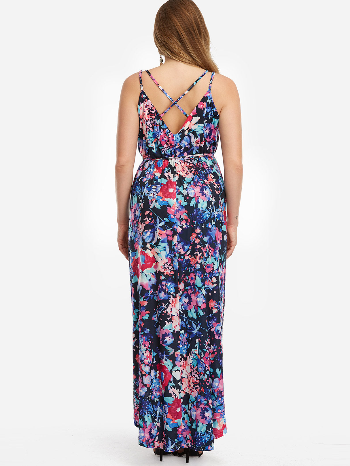 NEW FEELING Womens Multi Plus Size Dresses