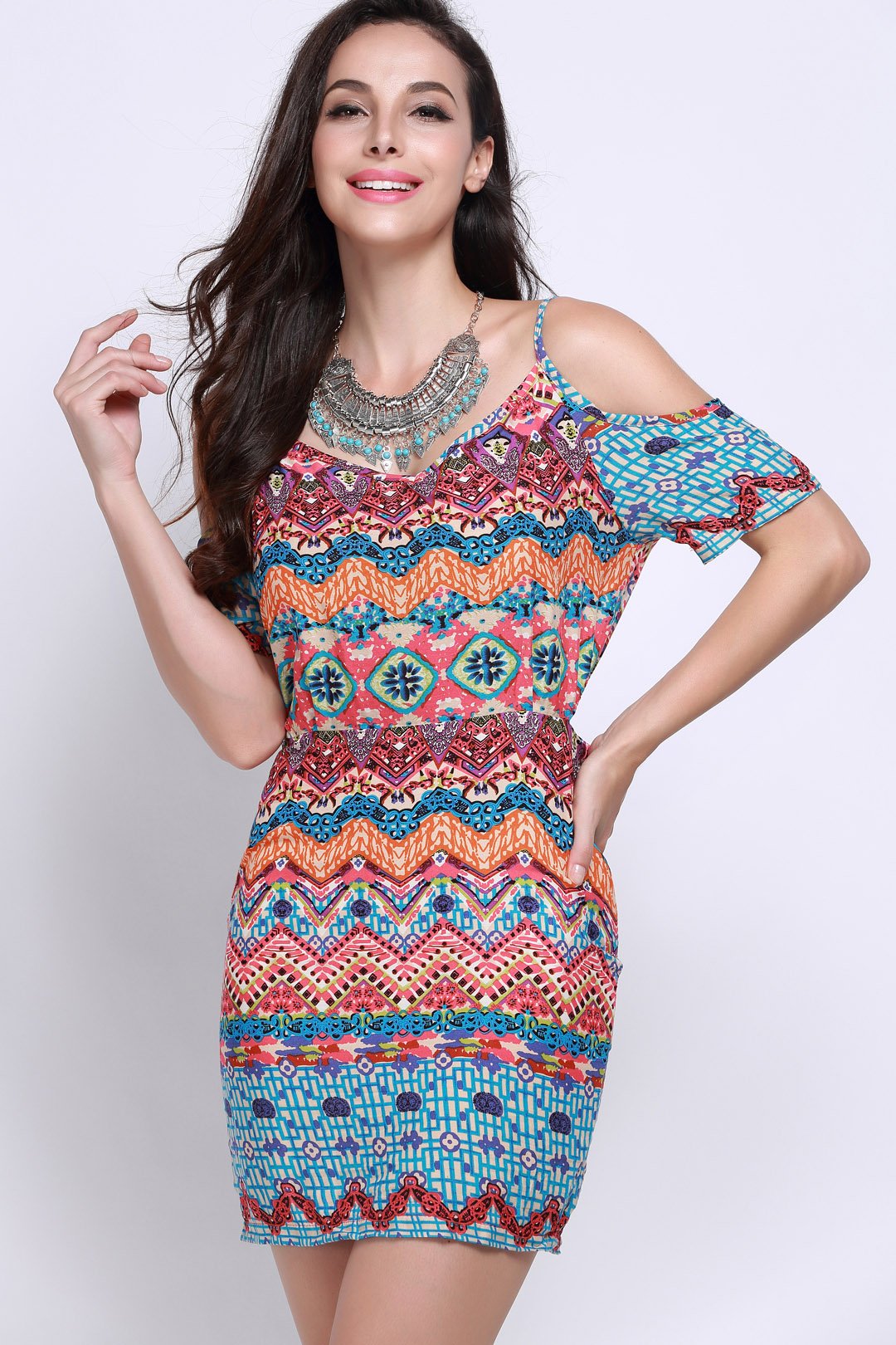 ODM Grey Jersey Wrap Dress