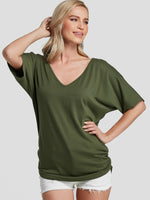 OEM Ladies Army Green T-Shirts
